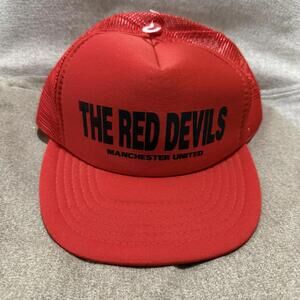 Vintage Manchester United Mesh Snapback Hat Men’s